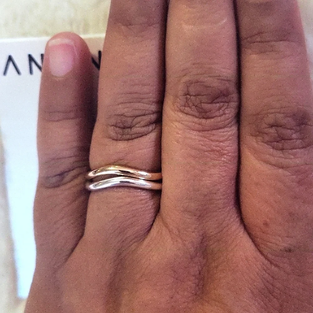 18K Gold Over Brass Ring
